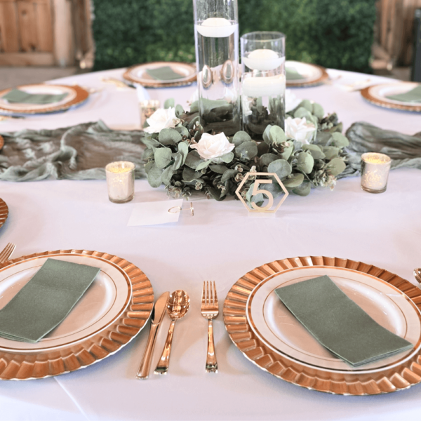Gold Fluted Charger Plates - Image 3